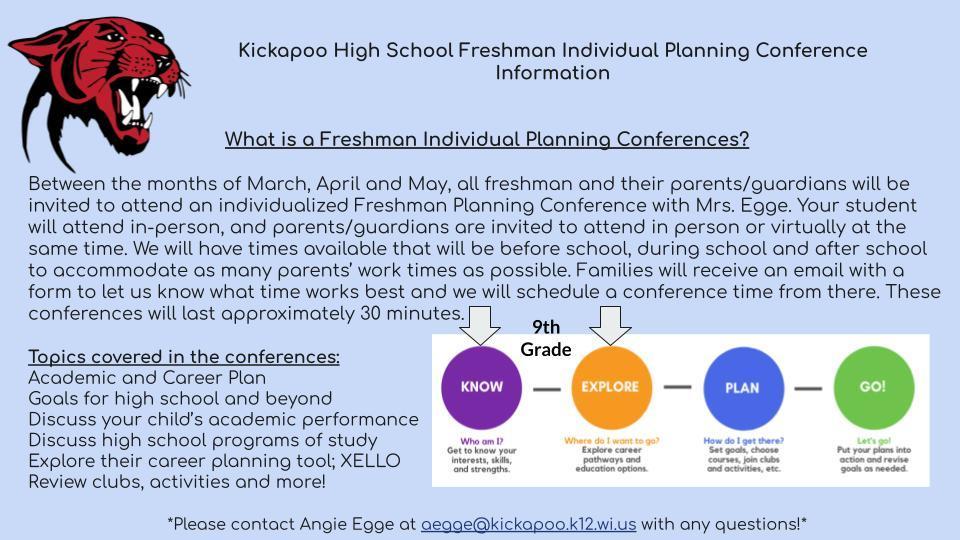 Freshman Planning Conferences