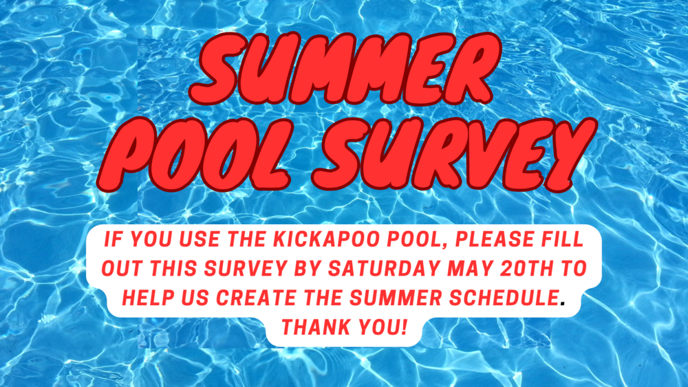 Summer Pool Survey